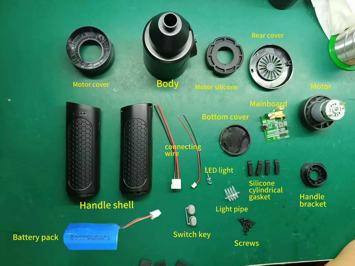 AD35 SKD Compressed Air Duster with LED Light 