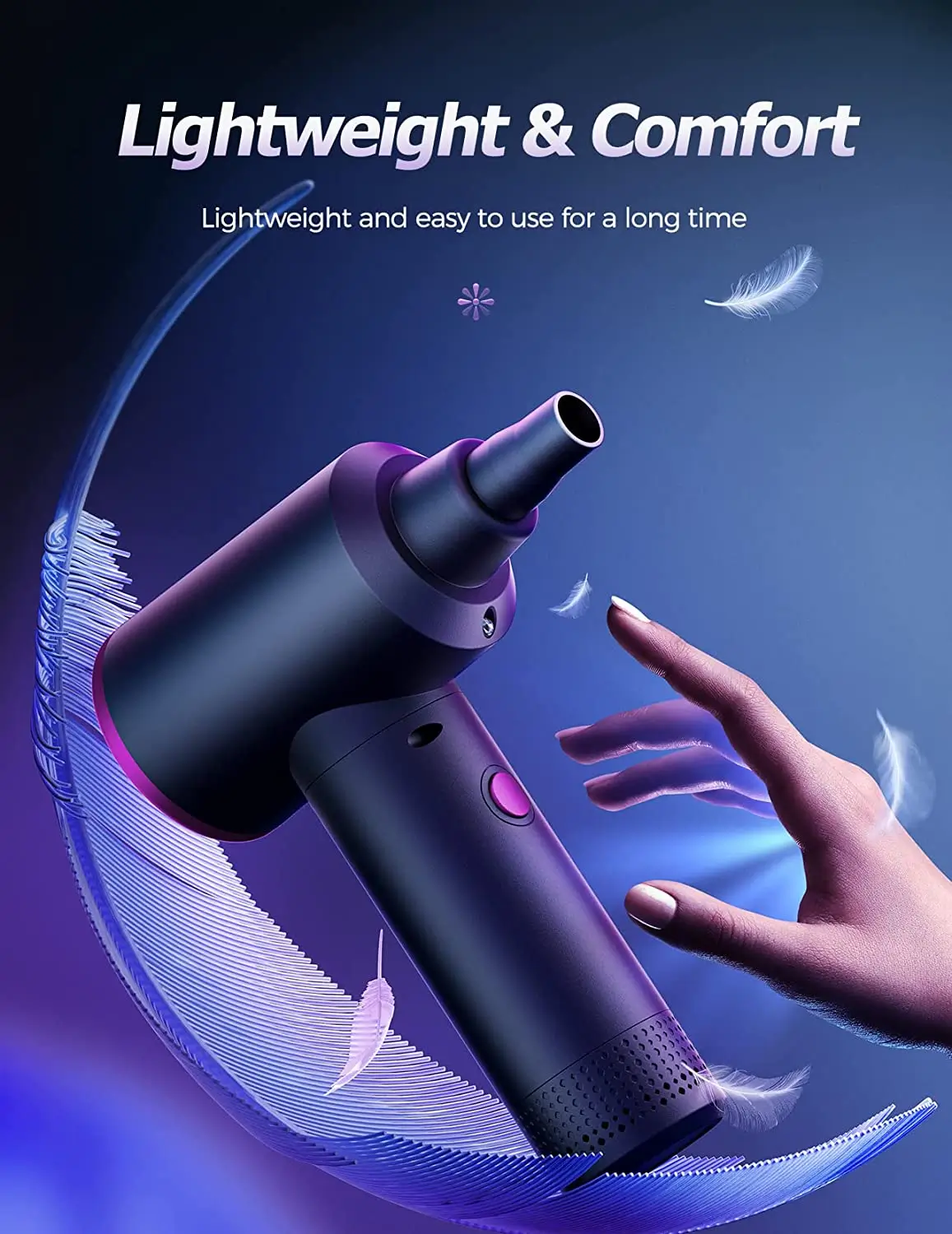 Kinzir AD36 air duster is lightweight