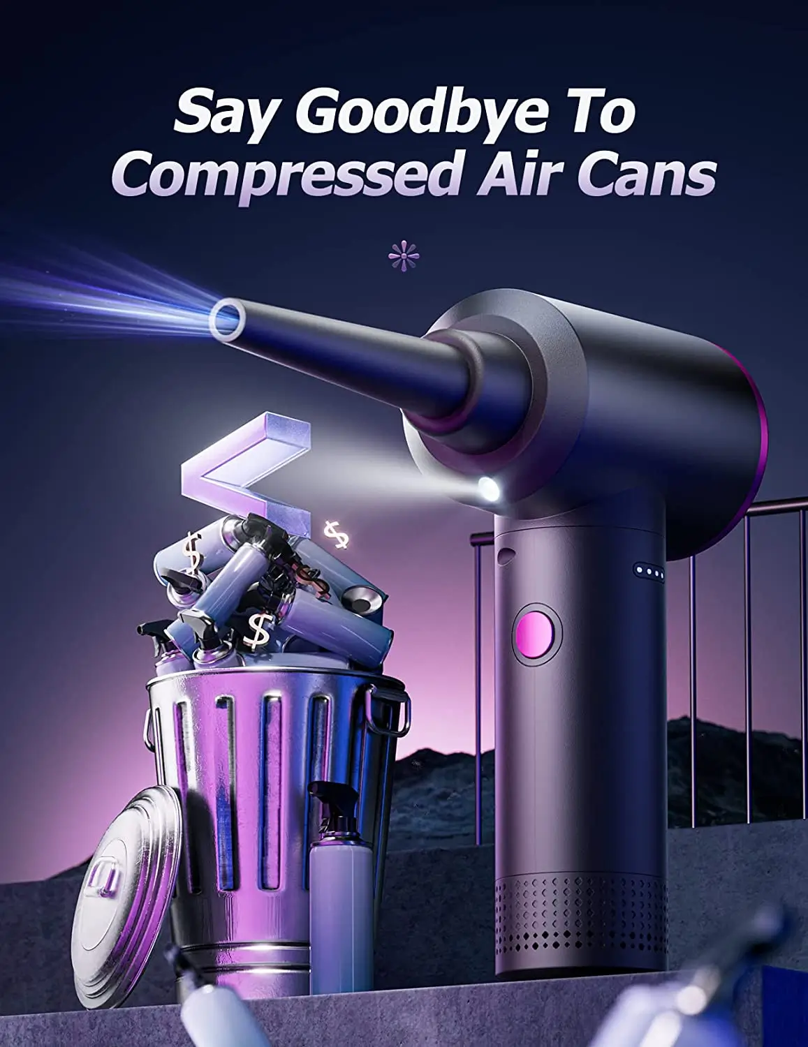 Kinzir AD36 is better than Compressed air cans