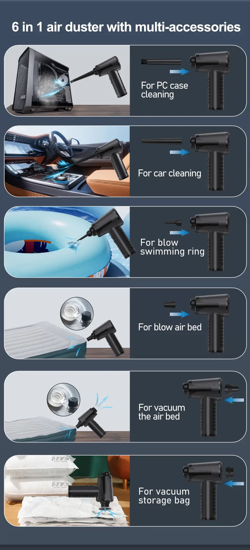 Kinzir Air Duster Application