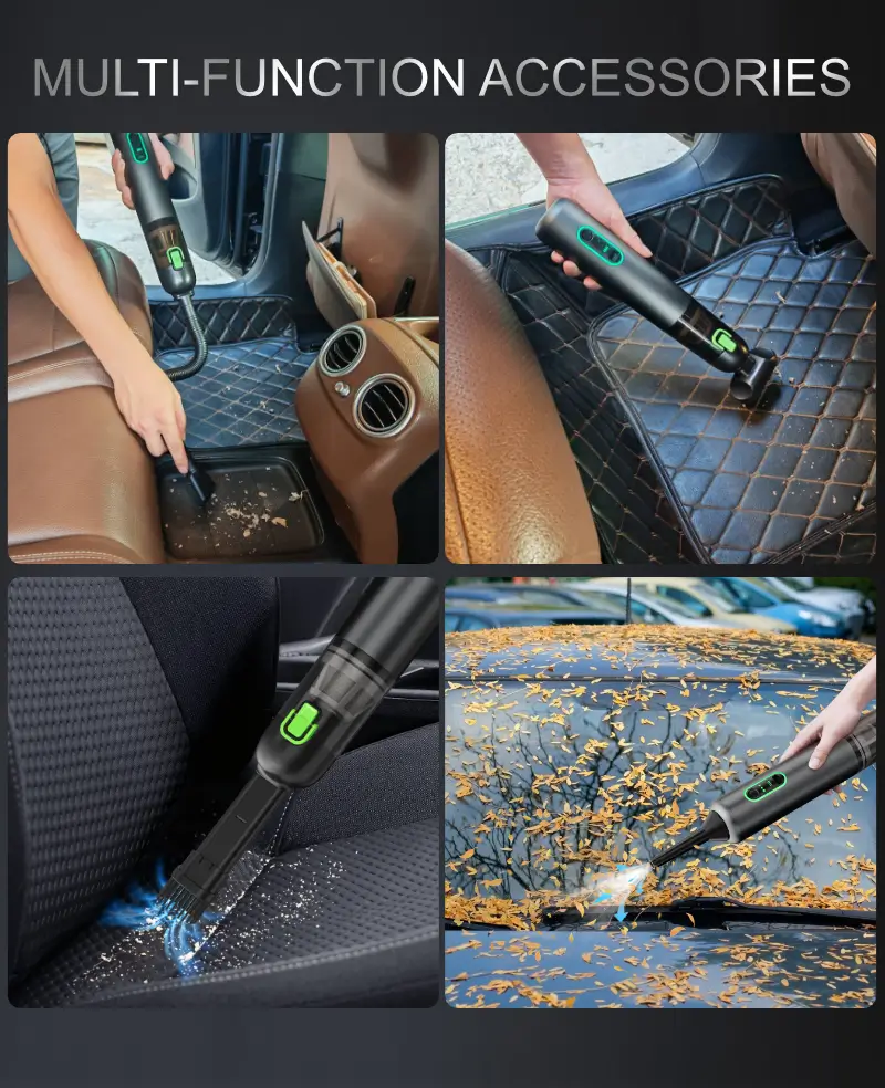 Application of Kinzir VC22 Car Vacuum clearn with blowing functions