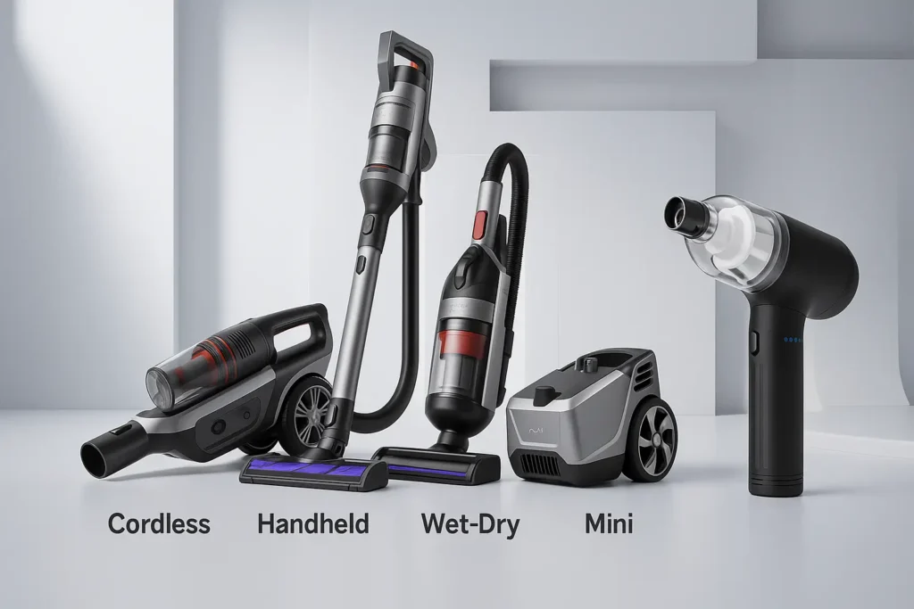 Types of car vacuums