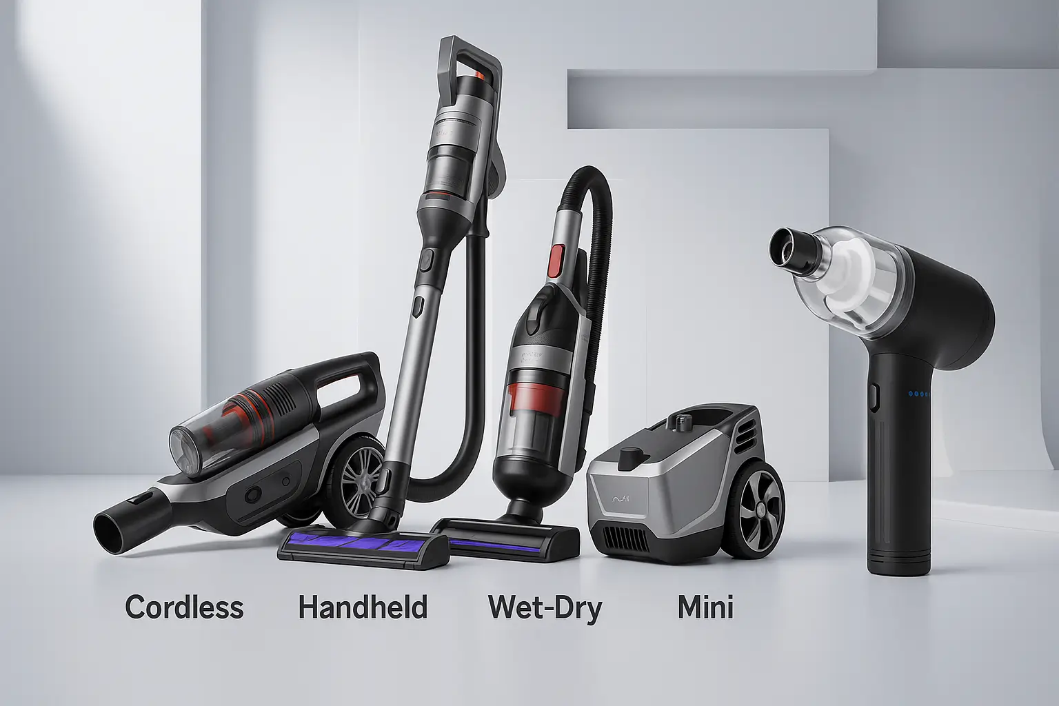 Types of car vacuums