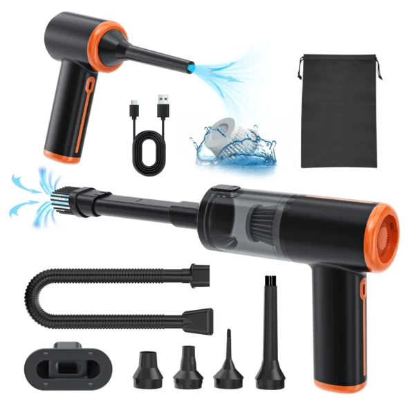 Kinzir VC44 2-in-1 Cordless Car Vacuum Cleaner and blower