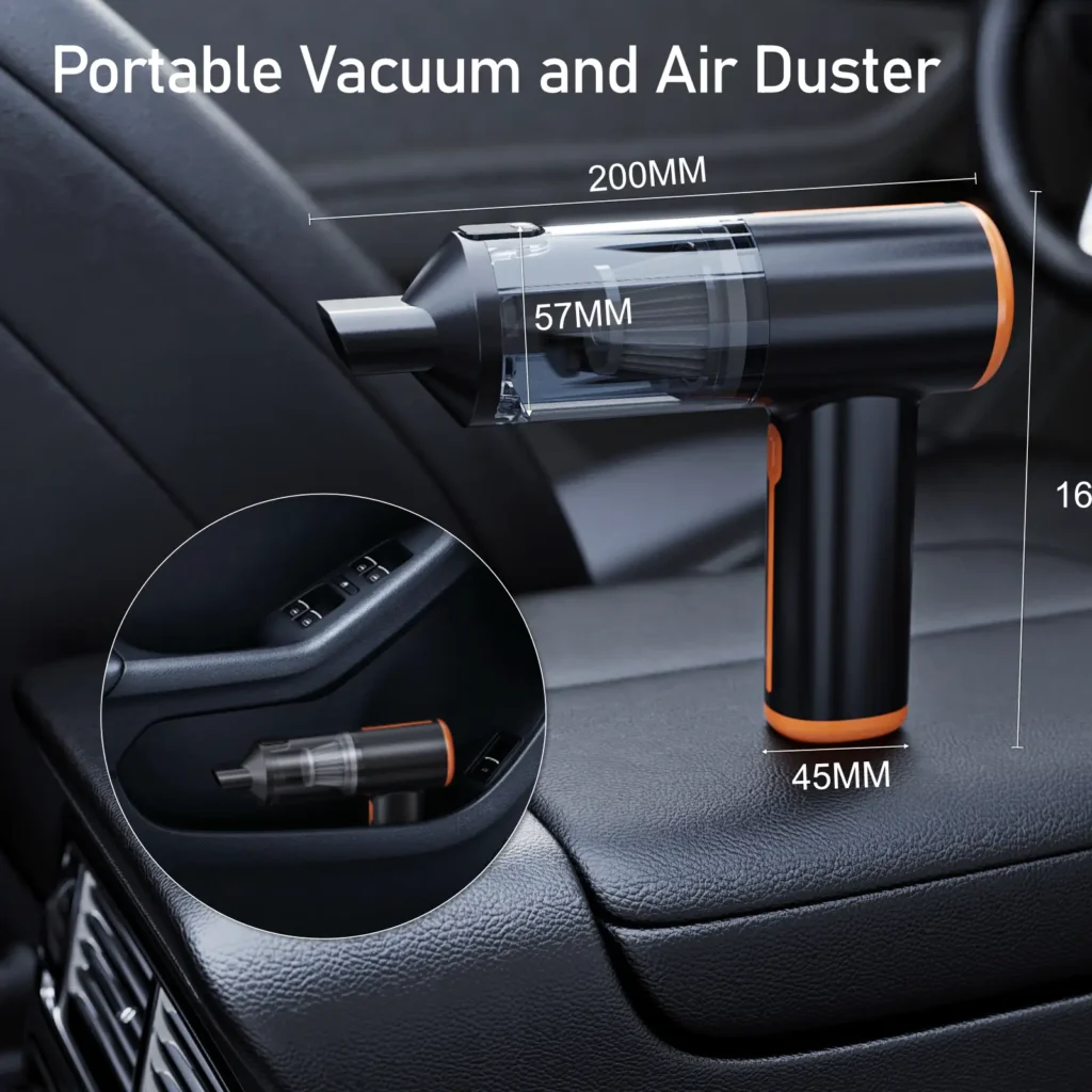 Kinzir VC44 Cordless Car Vacuum Cleaner for car detailing