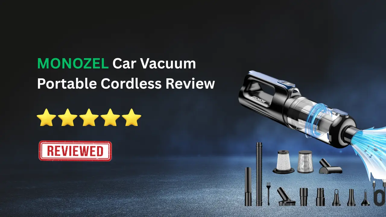 MONOZEL Car Vacuum Portable Cordless Review