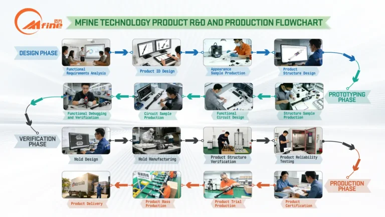 Cordlesss Car Vacuum Cleaner ODM manufacturing process flow chart