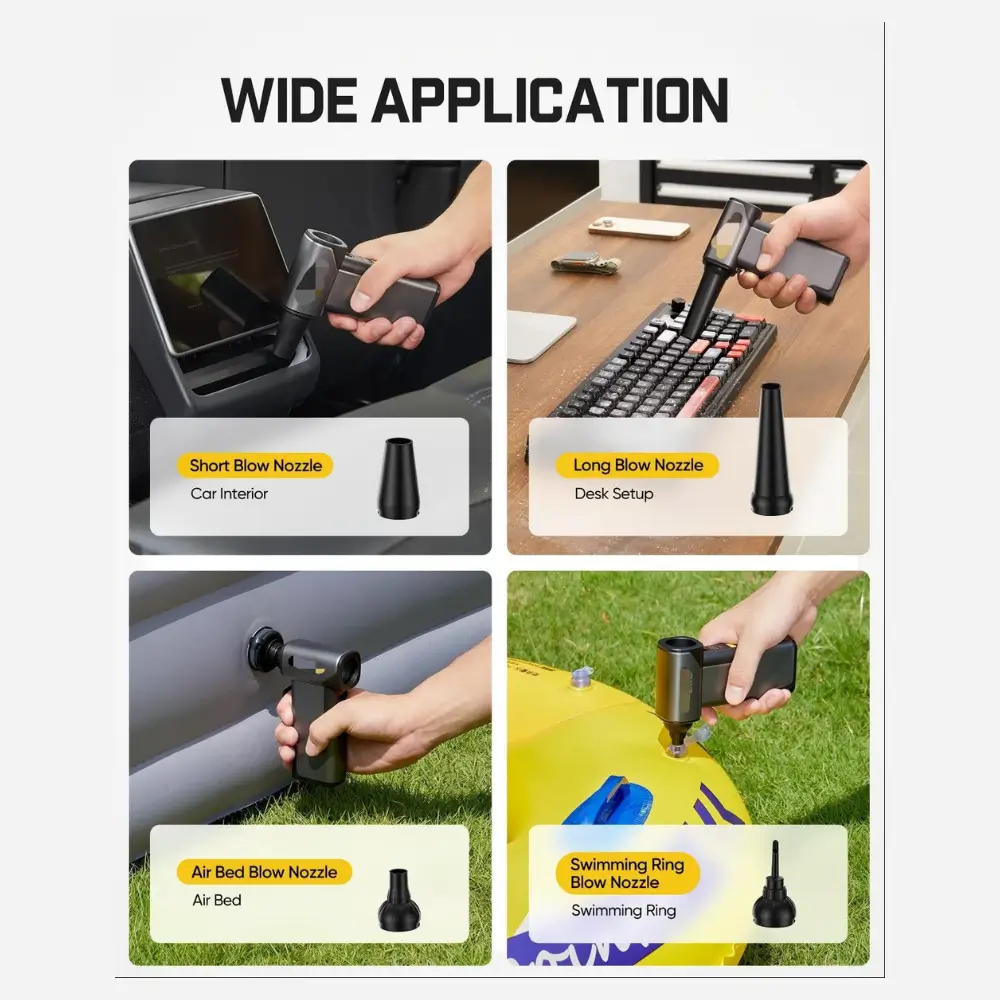 Application of Kinzir AD52 Cordless Electric Air Duster