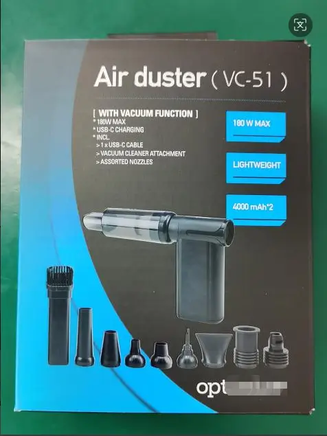 Packaging design and sampling of Handheld car vacuum