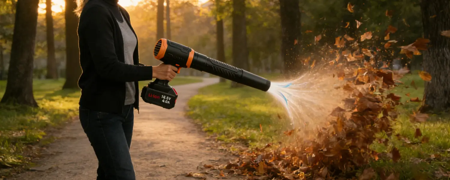 Wholesale Kinzir AD61 Battery Powered Leaf Blower factory