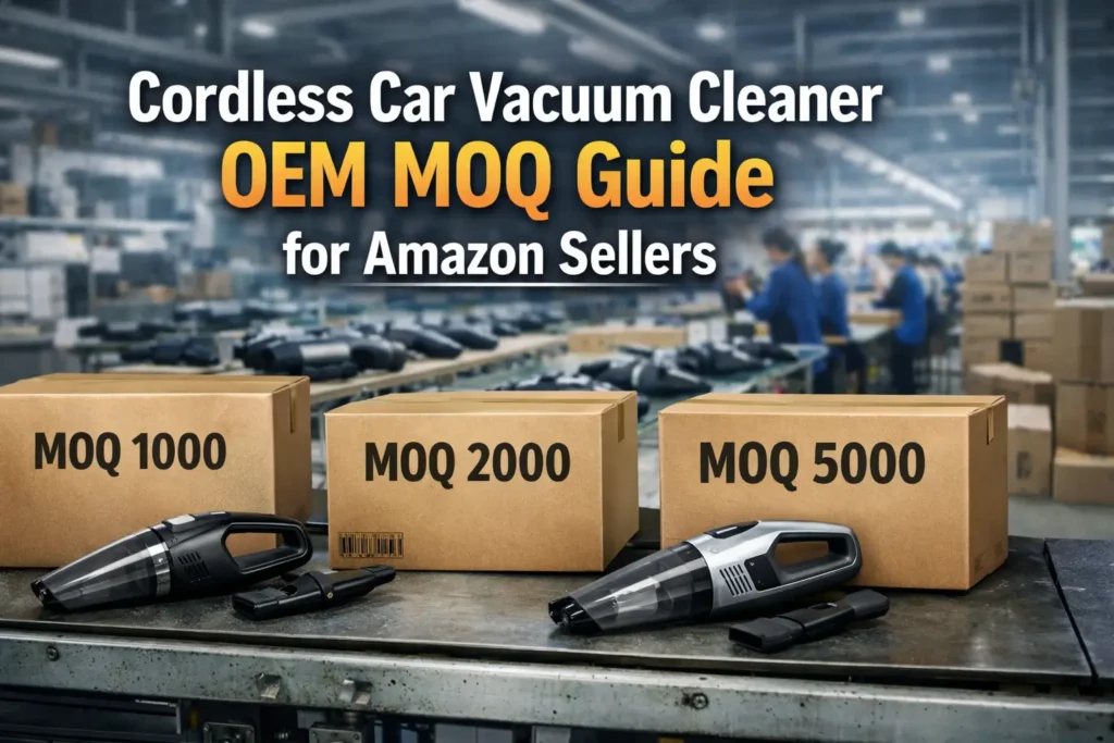 Cordless Car Vacuum Cleaner OEM MOQ Guide for Amazon Sellers