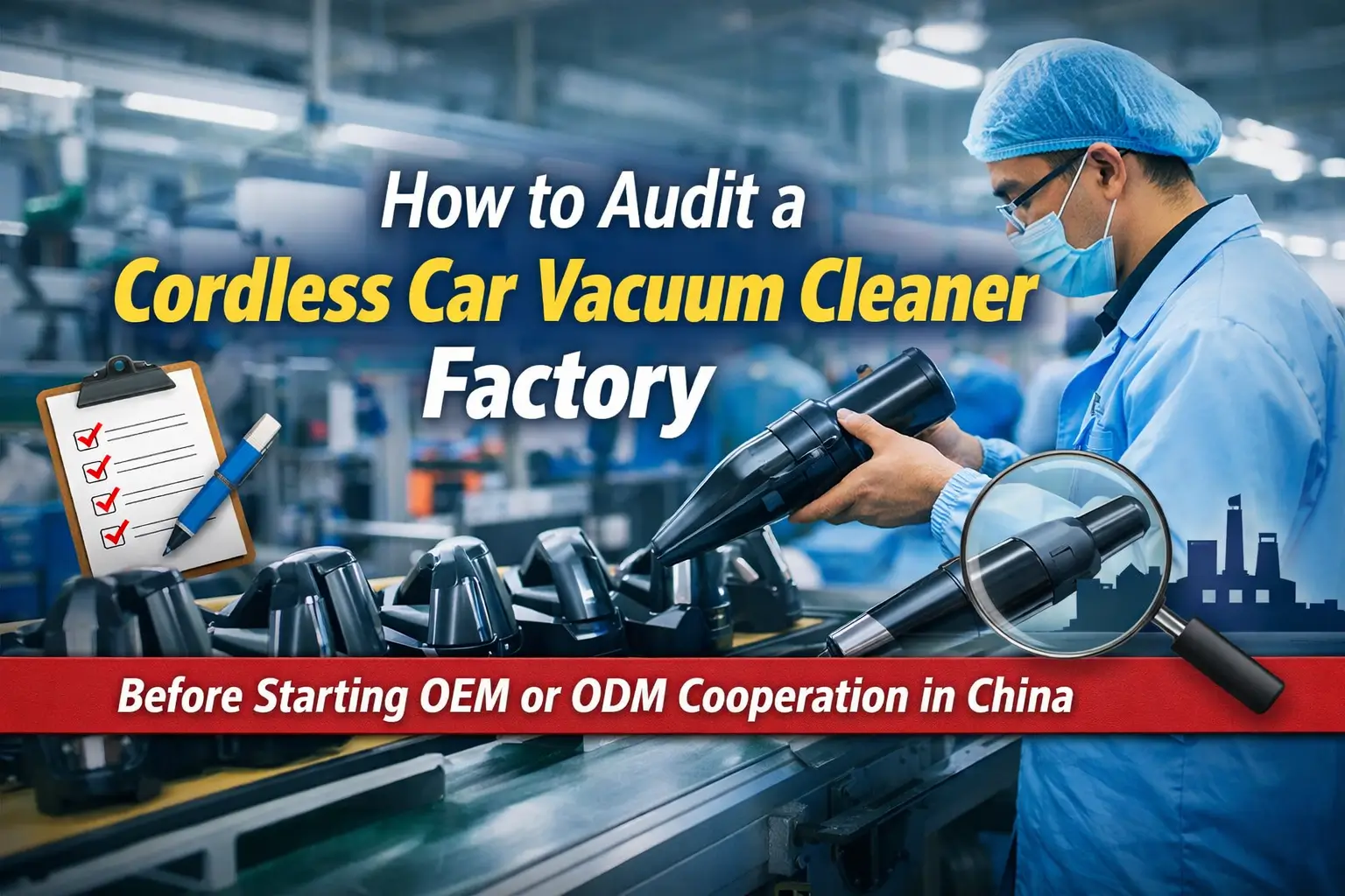 How to Audit a Cordless Car Vacuum Cleaner Factory in China