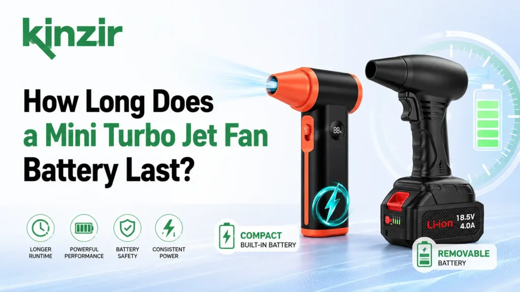 How Long Does a Mini Turbo Jet Fan Battery Last
