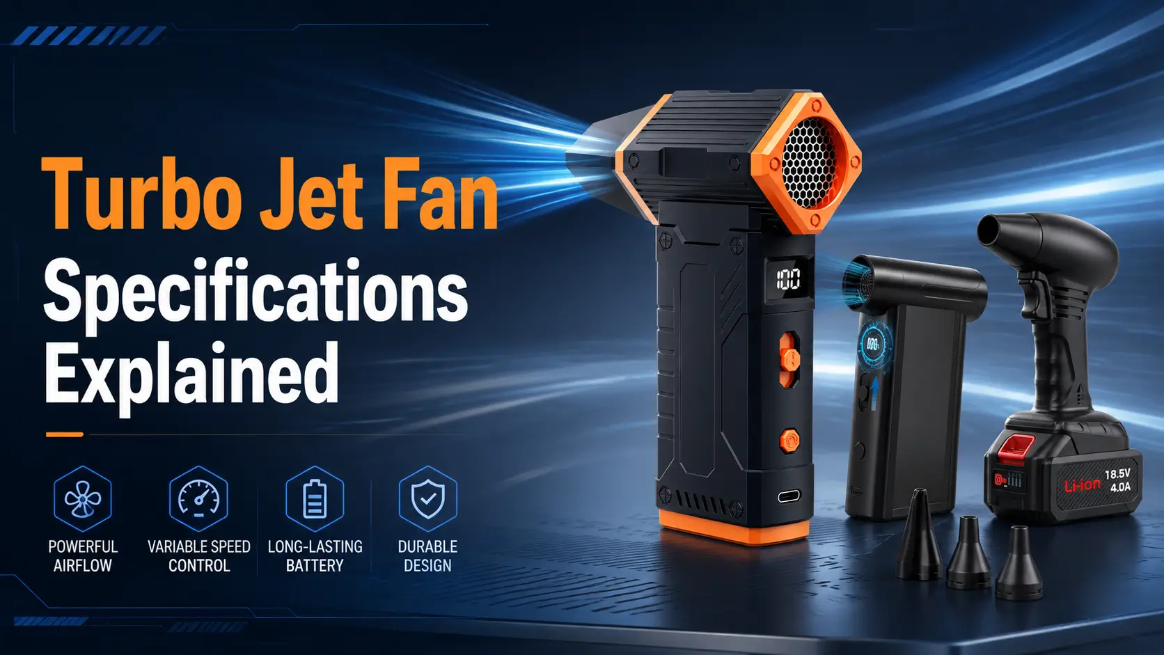 Scanjet Fan Turbo Jet Fan Specifications: RPM, CFM, Air Speed & Pressure