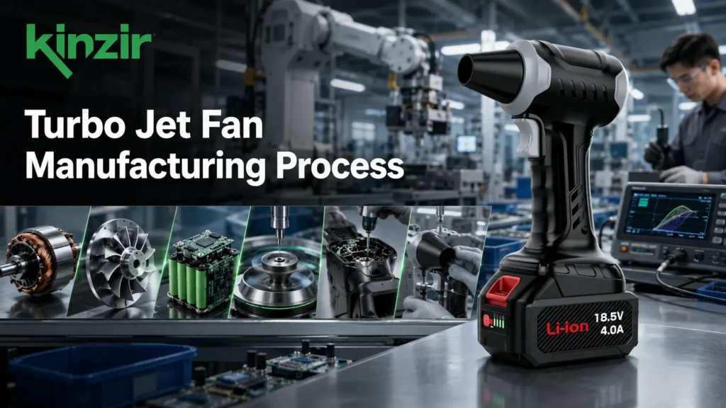 Turbo Jet Fan Manufacturing Process