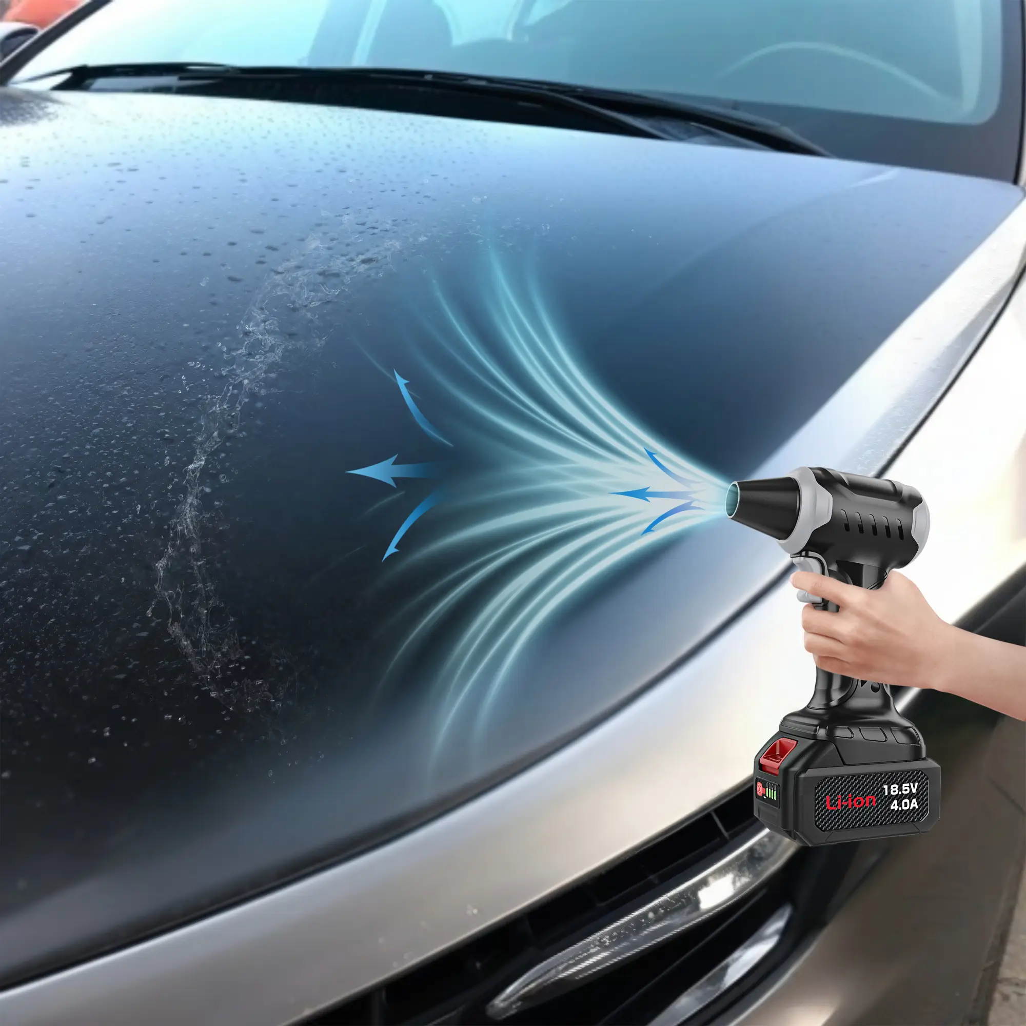 China Wholesale Bulk AD47 Mini Turbo Jet Fan Blower for Car Snow Removal | Violent & Powerful Air Blower for Drying Cars, Clearing Leaves, and Removing Snow – Portable, Multi-Season Cleaning Tool - Image 3